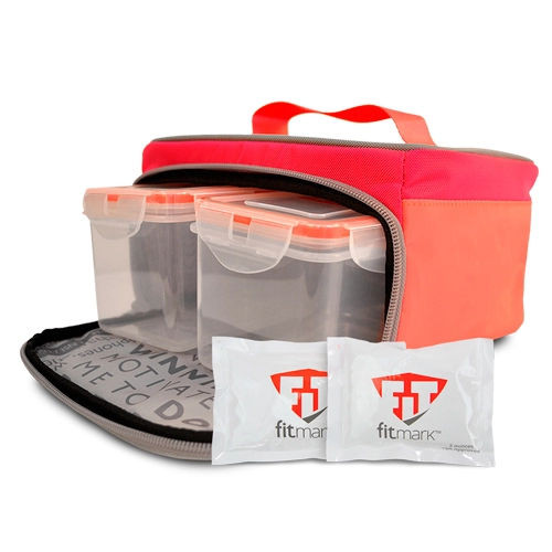 Bolsa Térmica Fitmark The Box Meal Pequena Rosa - Image 2