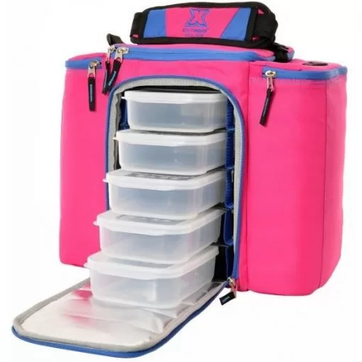 Bolsa Térmica Evolution E60 Extreme Bags Pink e Azul Turquesa - Imagem 2