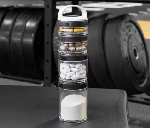 Jogo de Compartimentos BlenderBottle GoStak Black - Imagem 4