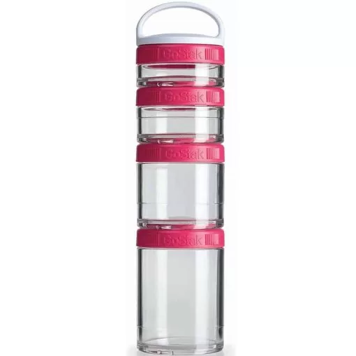 Jogo de Compartimentos BlenderBottle GoStak 4 Pak Pink