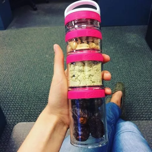 Jogo de Compartimentos BlenderBottle GoStak 4 Pak Pink - Imagem 2