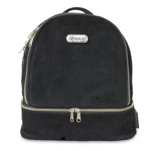 Mochila Térmica Elétrica Voilà Cult em Veludo Preto - Image 4