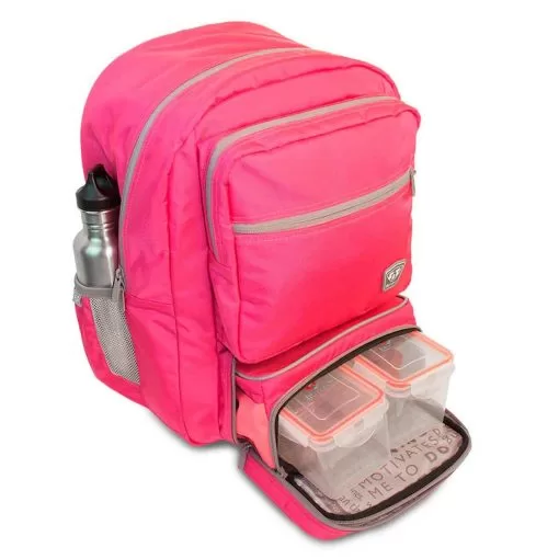 Mochila Térmica Fitmark The Transporter Backpack Rosa