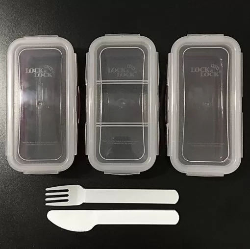 Bolsa Térmica Lock&Lock LunchBag 3 Potes Vermelha - Imagem 4