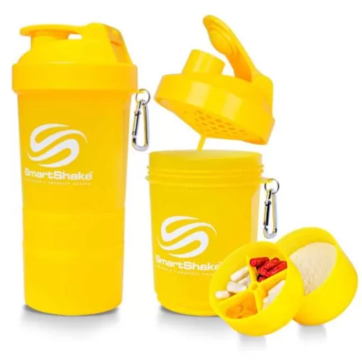Coqueteleira SmartShake V2 600ml Neon Yellow - Imagem 2