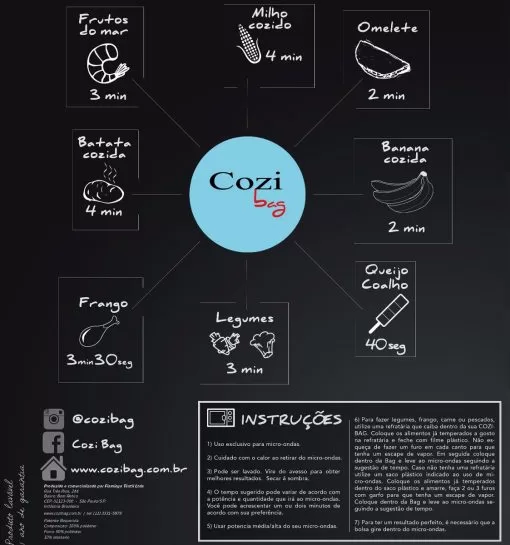 Bolsa CoziBag para Cozimento Rápido em Micro-ondas - Image 3