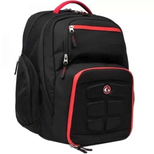 Mochila Six Pack Expert Expedition Backpack 500 Black Red - Imagem 3