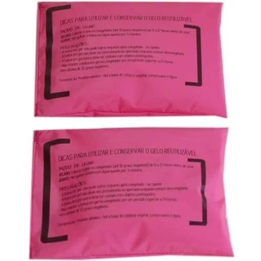 Kit Bolsa de Gel Térmico Pacco Grande Pink - Imagem 3