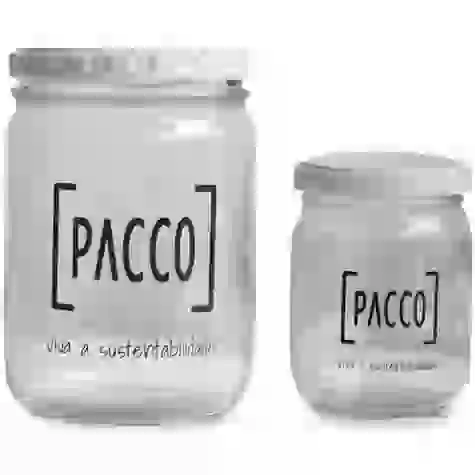 Conjunto de Potes em Vidro para Alimentos Pacco