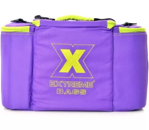 Bolsa Térmica Evolution 40 Extreme Bags Roxa e Verde Neon - Imagem 3