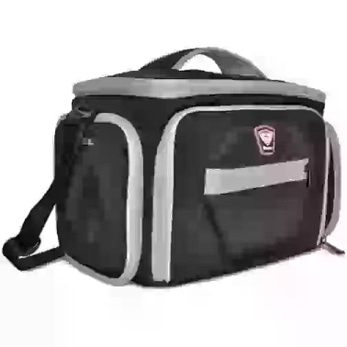 Bolsa Térmica Fitmark The Shield 5 Refeições Preta