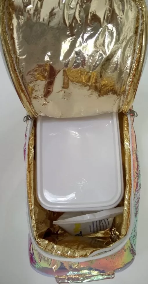 Bolsa Térmica Vestem 3 Potes Dourada - Image 2