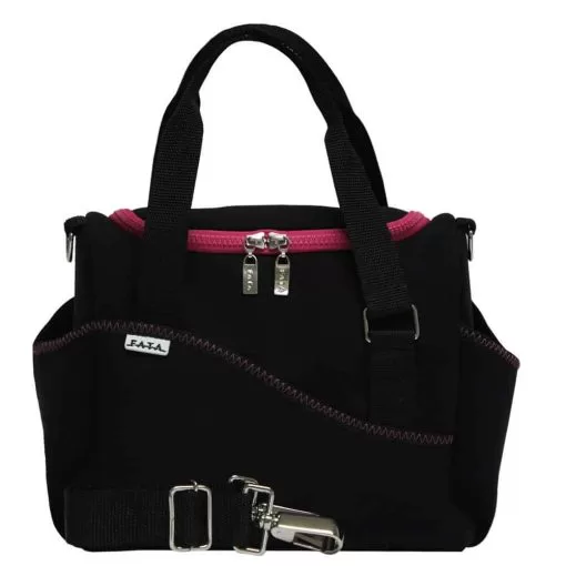 Bolsa Térmica Fata Araçá Preta com Pink