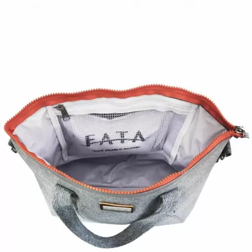 Bolsa Térmica Fata Copaíba Cinza/Laranja - Image 2