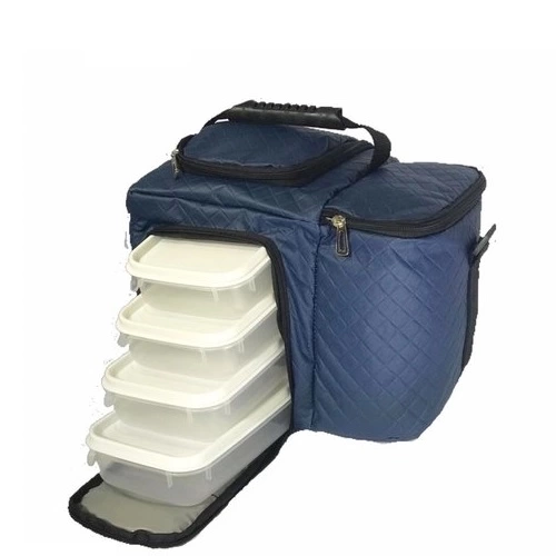 Bolsa Térmica FitBag MaxLuxo Azul Marinho - Imagem 2