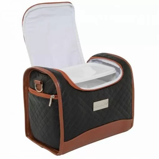 Bolsa Térmica BagNew Classic Preta com Caramelo - Image 2