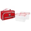 Bolsa Térmica Fitmark The Box Meal Pequena Vermelha - Imagem 2