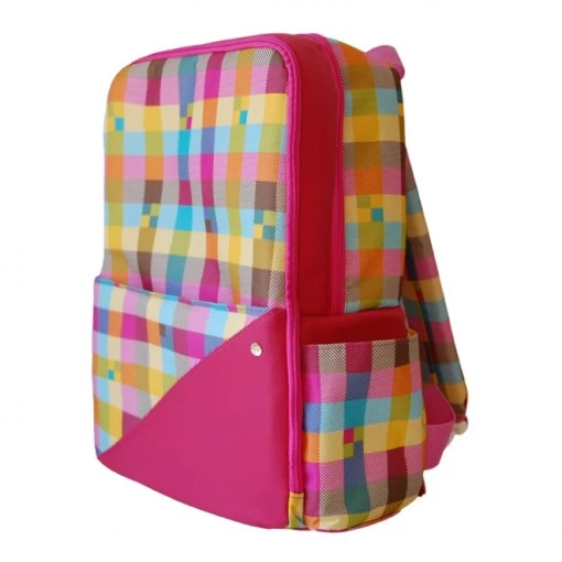 Mochila Térmica Pacco Rush Xadrez Pink - Imagem 5