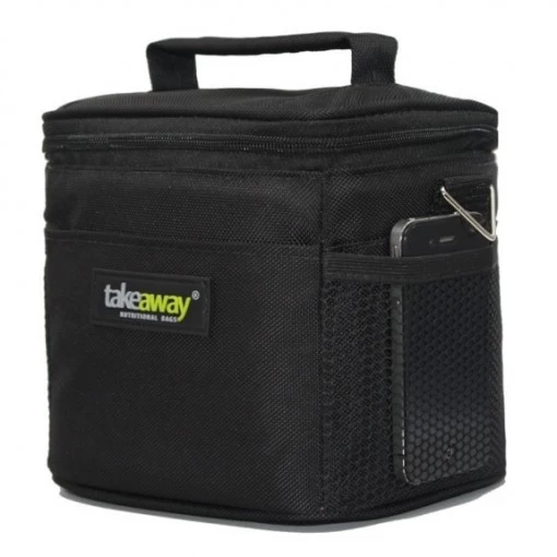 Bolsa Térmica Takeaway Mini Preta Completa - Image 3