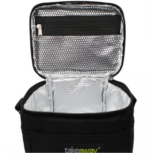 Bolsa Térmica Takeaway Mini Preta Completa - Image 2