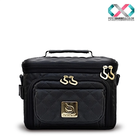 Bolsa Térmica Barbell Box Expert Charm M Preta Fem