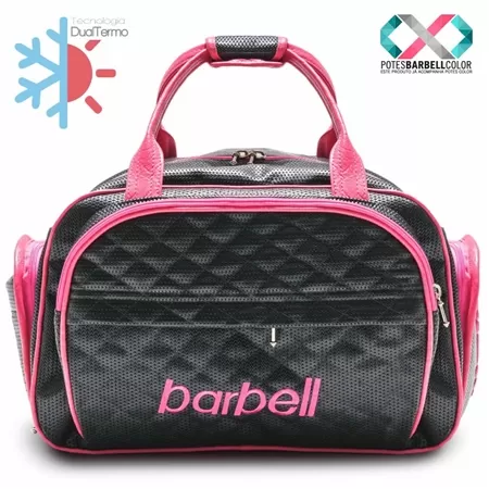 Bolsa Térmica Barbell Gym Clássica Black Rose