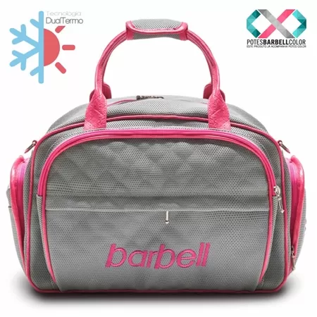 Bolsa Térmica Barbell Gym Clássica Gray Lady
