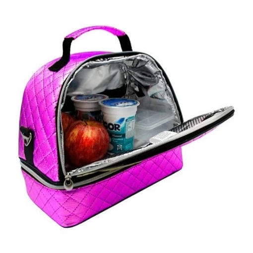 Bolsa Térmica Bizon Matelassê Rosa - Imagem 3
