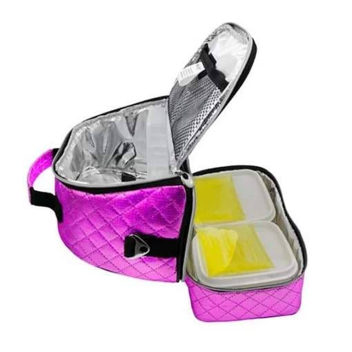 Bolsa Térmica Bizon Matelassê Rosa - Imagem 4