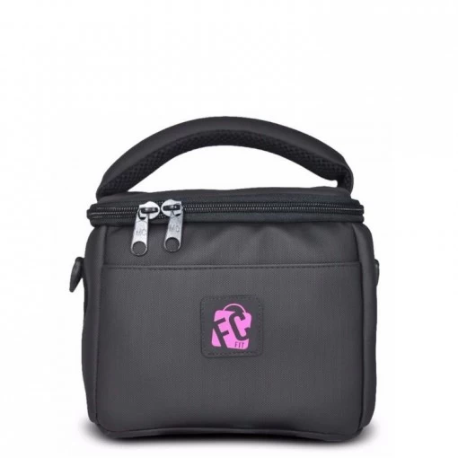 Bolsa Térmica FC Fit Mini Lunch Preta Pink
