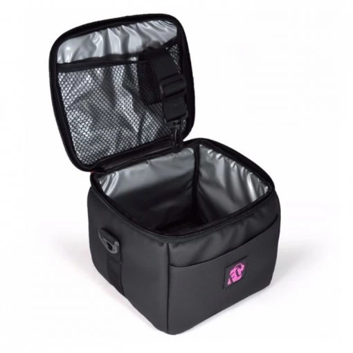 Bolsa Térmica FC Fit Mini Lunch Preta Pink - Imagem 2