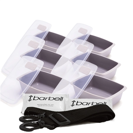 Bolsa Térmica Barbell Box Expert Charm M Preta Fem - Imagem 4