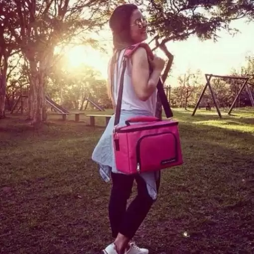 Bolsa Térmica Estilo Livre Bags Média Rosa - Image 7