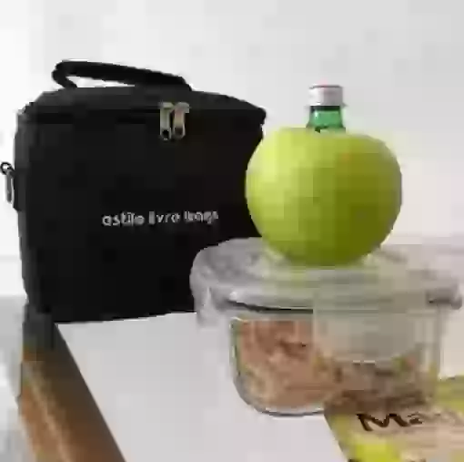 Bolsa Térmica Estilo Livre Bags Mini Preta - Imagem 5