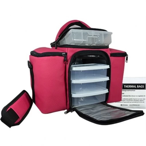 Bolsa Térmica FC Fit Slim Master Emborrachada Pink Penélope - Imagem 2