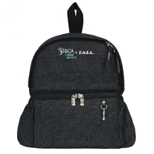 Mochila Térmica Fata Cacau Seca Você Preto Glitter