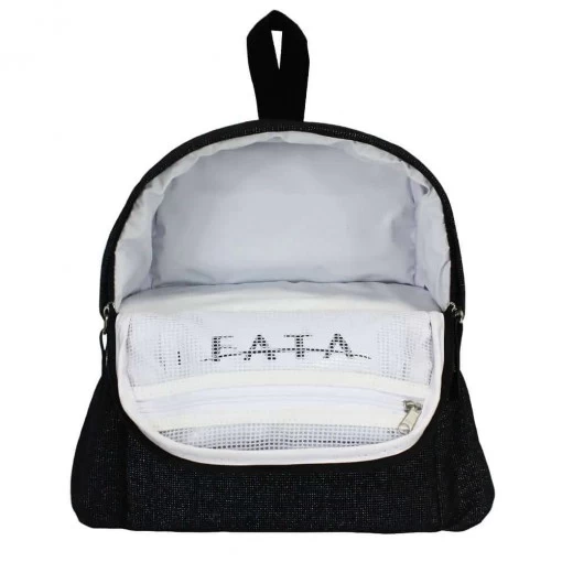 Mochila Térmica Fata Cacau Seca Você Preto Glitter - Imagem 2