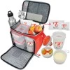 Bolsa Térmica Fitmark The Box Meal Média 2 Refeições Vermelha - Imagem 3