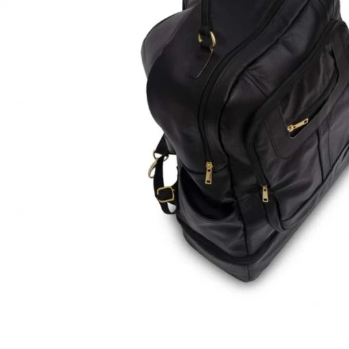 Mochila Térmica Fashion Estilo Livre Bags de Couro Preta - Image 4