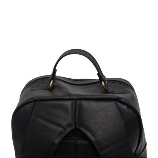 Mochila Térmica Fashion Estilo Livre Bags de Couro Preta - Image 5