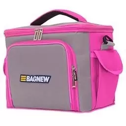 Bolsa Térmica BagNew Fit Cinza com Rosa - Imagem 3