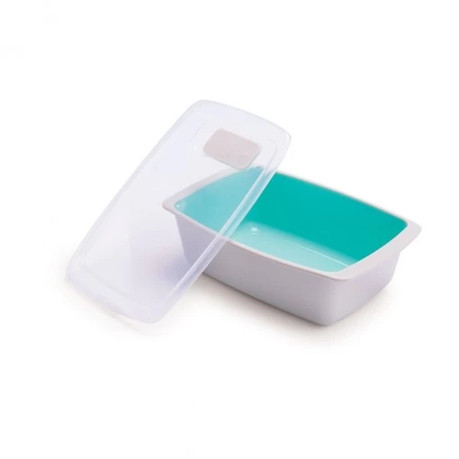Pote Retangular Pequeno 460ml Verde