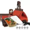 Bolsa Térmica Voilà Classic em Linho Laranja