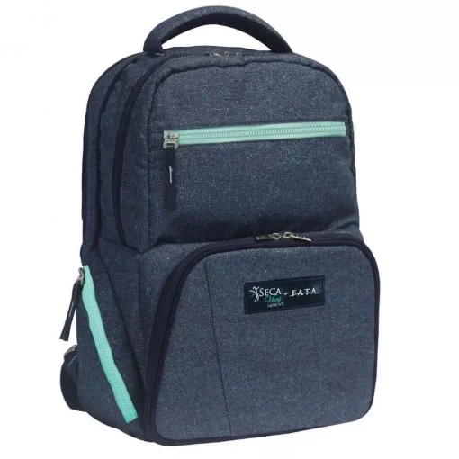 Mochila Térmica Fata Maçaranduba By Mayra Cardi Azul Glitter - Imagem 6