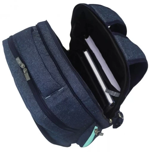 Mochila Térmica Fata Maçaranduba By Mayra Cardi Azul Glitter - Imagem 4