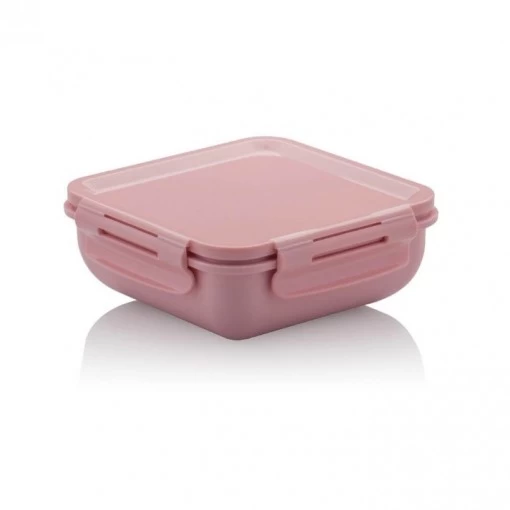 Pote 530ml com Divisória Rosa