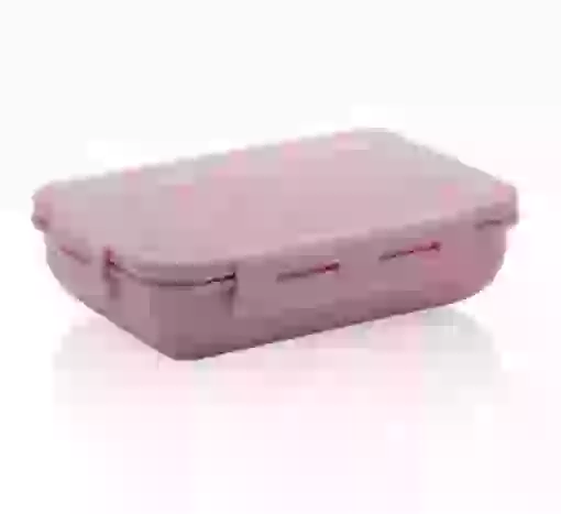 Pote 840ml com Divisória Rosa