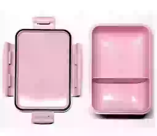 Pote 840ml com Divisória Rosa - Image 2