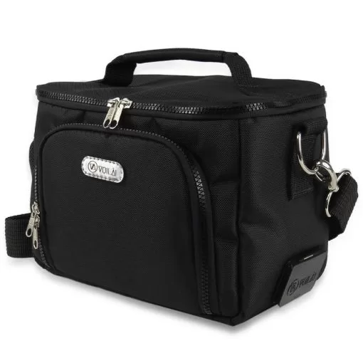 Bolsa Térmica Voilà Sport Nylon Importado Preto - Completa - Imagem 5