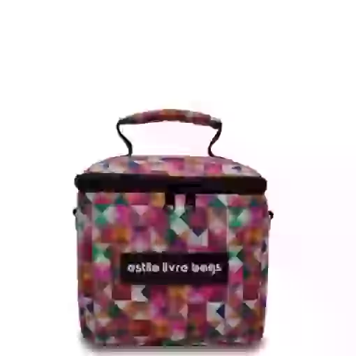 Bolsa Térmica Estilo Livre Bags Mini Quadrados Coloridos